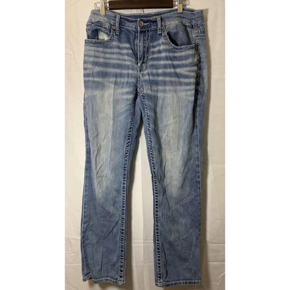 BKE 34R Jake Straight Leg Men Buckle Jeans 34x30
